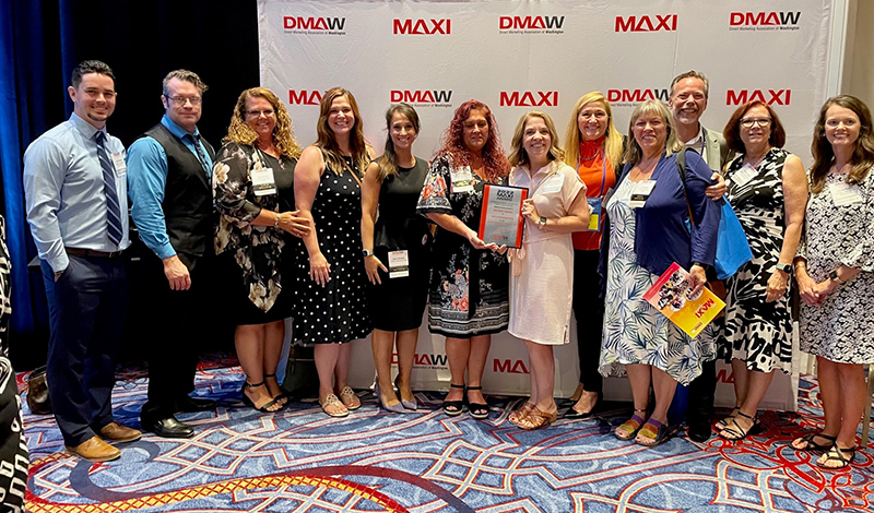 The CDR and Christian Appalachian Project teams at the MAXI Awards.